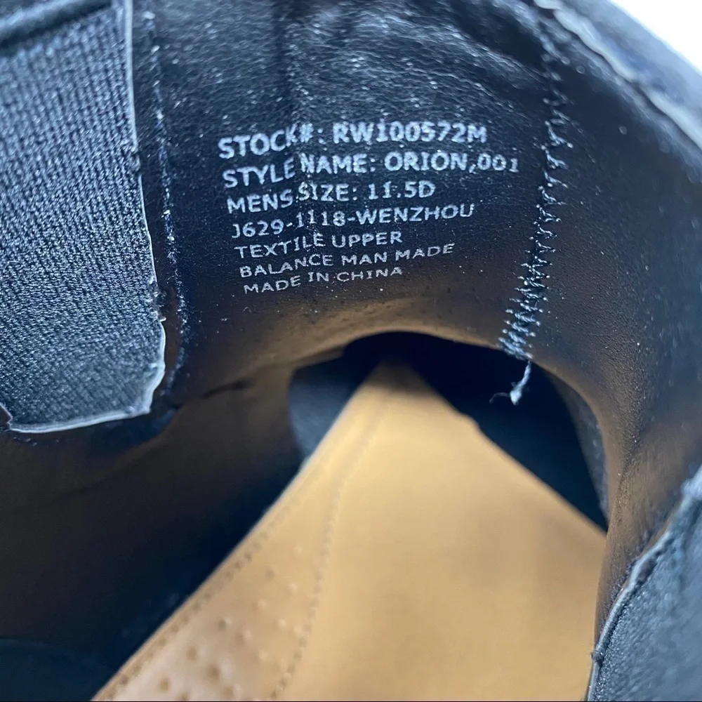 𝅺robert WAYNE ORION CHELSEA BOOT Black